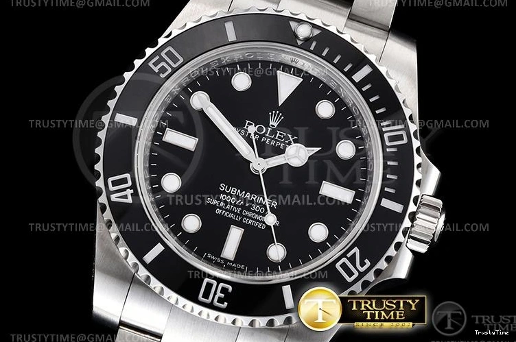 0515 TechFriendly ROLSUB0294B – Submariner 114060LN 316F SS SS Blk V8S Noob SA 1040